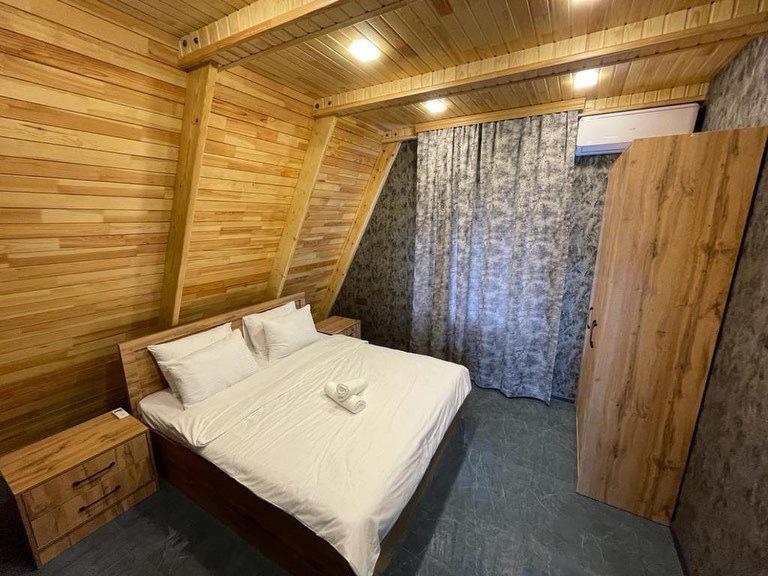 Qafqaz Wood Chalet Qabala Extérieur photo