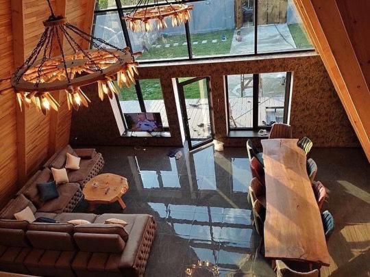 Qafqaz Wood Chalet Qabala Extérieur photo