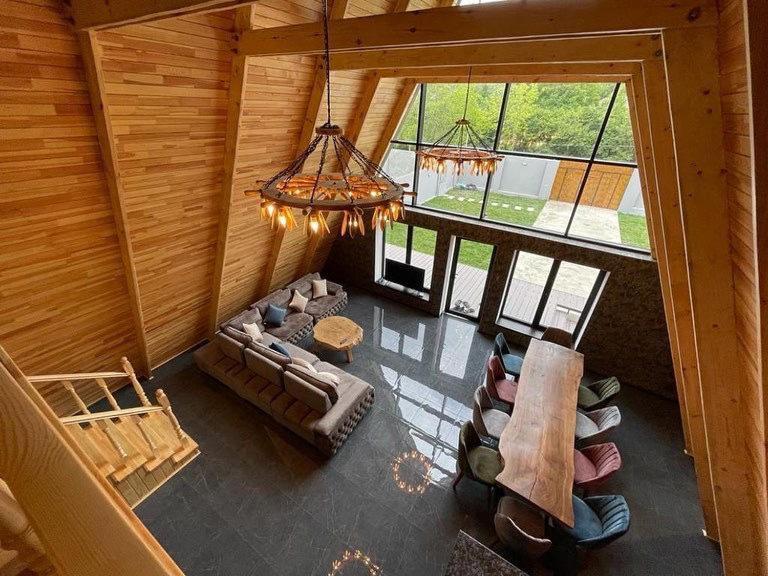 Qafqaz Wood Chalet Qabala Extérieur photo