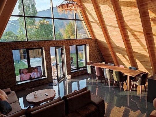 Qafqaz Wood Chalet Qabala Extérieur photo