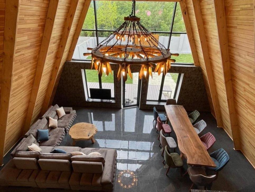 Qafqaz Wood Chalet Qabala Extérieur photo
