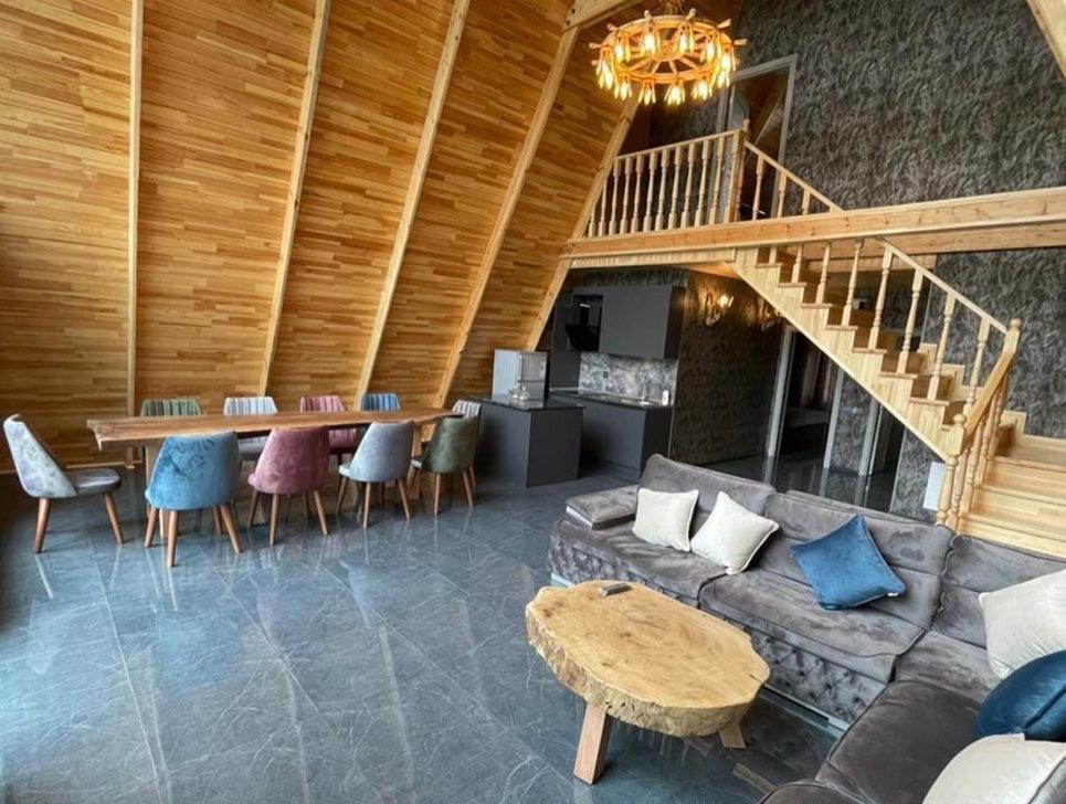 Qafqaz Wood Chalet Qabala Extérieur photo