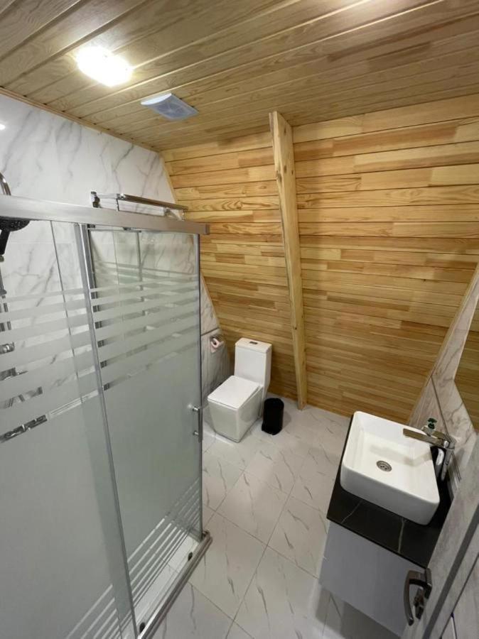 Qafqaz Wood Chalet Qabala Extérieur photo