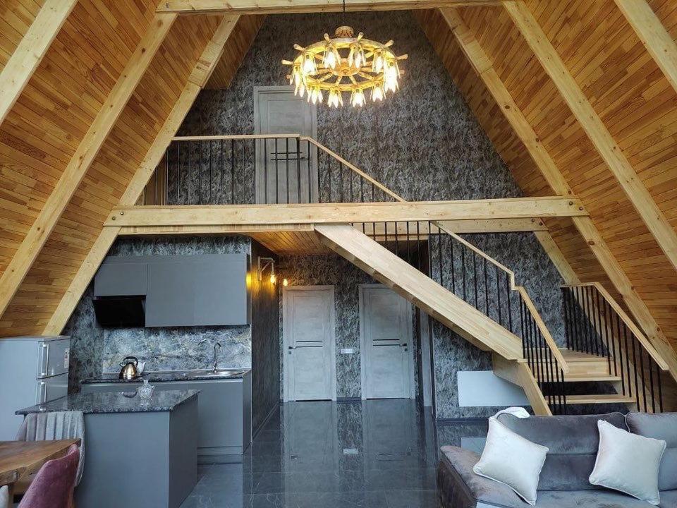 Qafqaz Wood Chalet Qabala Extérieur photo