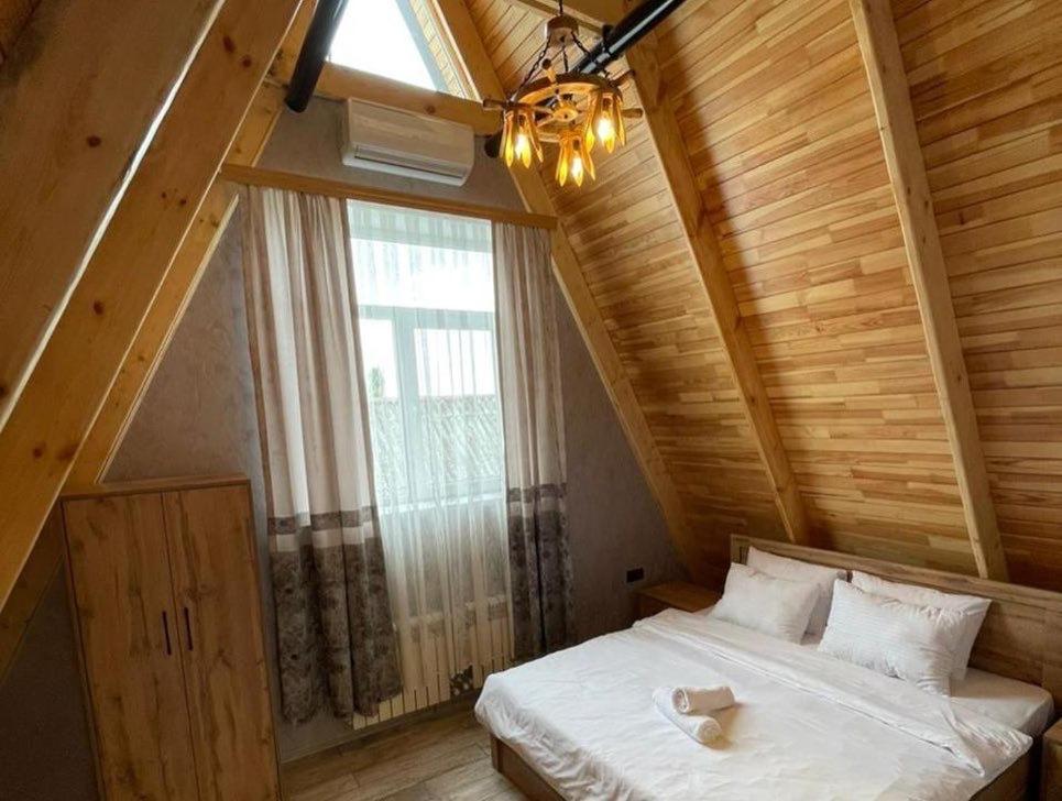Qafqaz Wood Chalet Qabala Extérieur photo