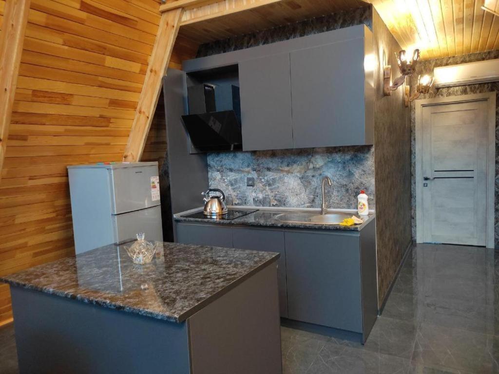 Qafqaz Wood Chalet Qabala Extérieur photo