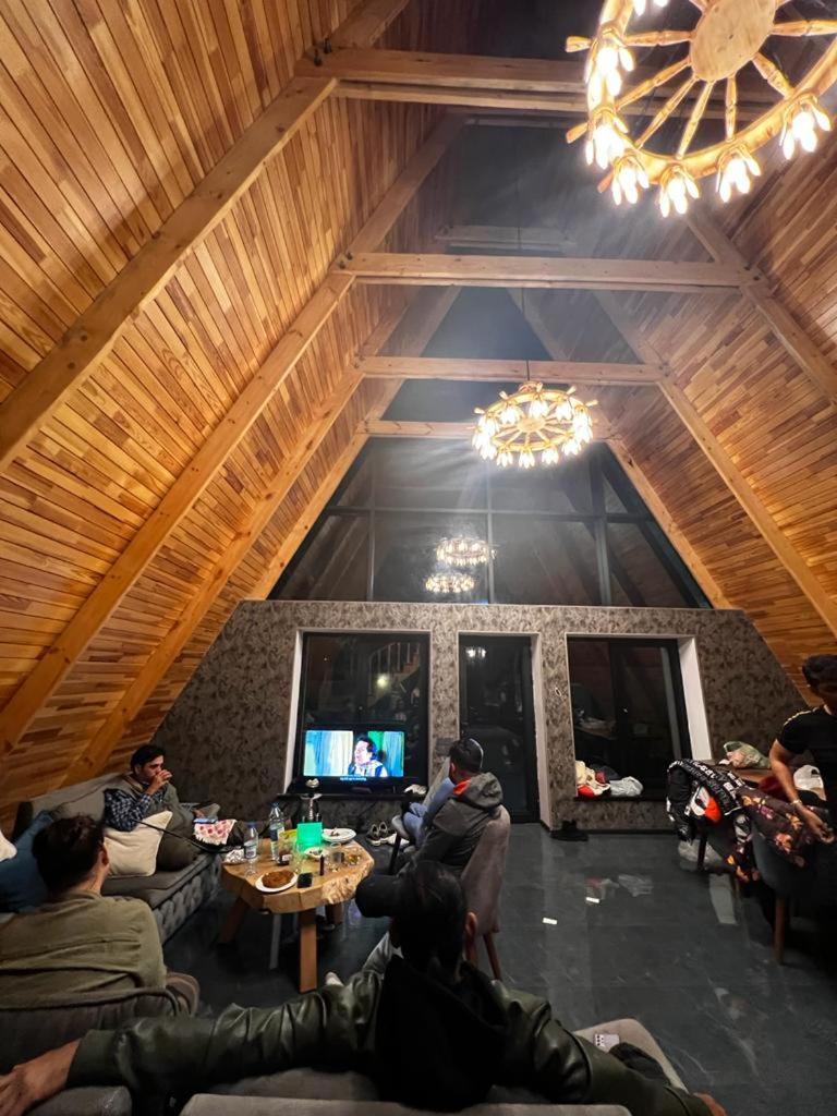 Qafqaz Wood Chalet Qabala Extérieur photo