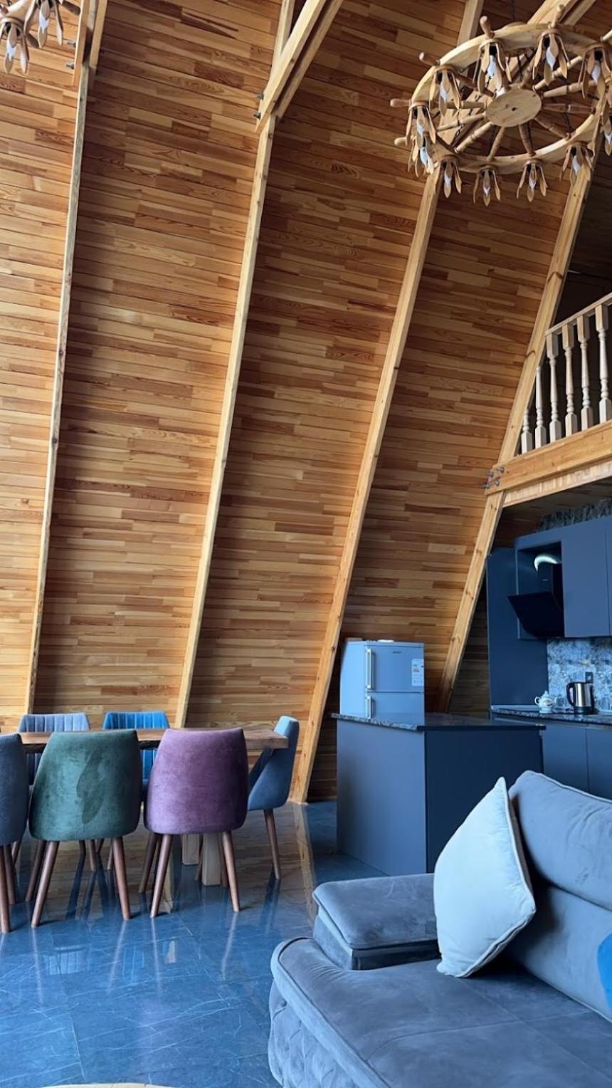 Qafqaz Wood Chalet Qabala Extérieur photo